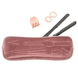 ÉTUI À OUTILS POUR CHEVEUX fini velours